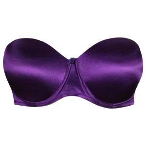 سوتین زنانه مدل دکلته فنردار کد 4286 رنگ بنفش