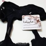 جوراب شلواری زنانه ماییلدا مدل فانتزی کد 3684-KW108 رنگ مشکی