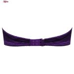 سوتین زنانه مدل دکلته فنردار کد 4286 رنگ بنفش