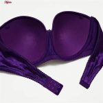 سوتین زنانه مدل دکلته فنردار کد 4286 رنگ بنفش