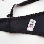 ست شورت و سوتین زنانه پانیذ مدل فنردار کد 9026 رنگ مشکی