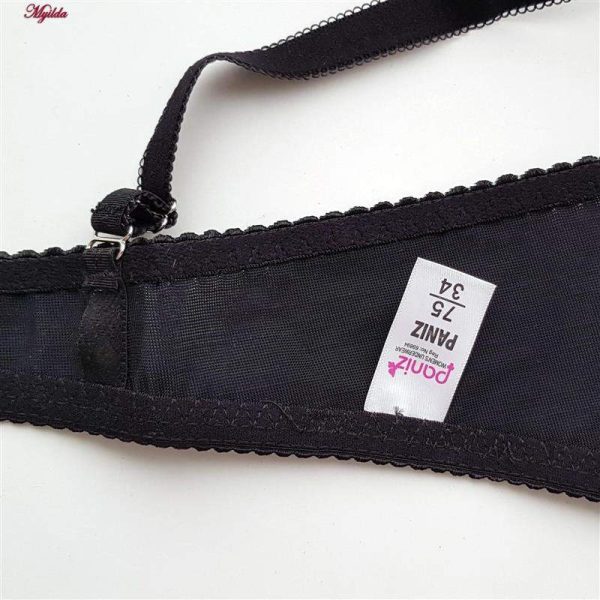 ست شورت و سوتین زنانه پانیذ مدل فنردار کد 9026 رنگ مشکی