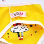 شورت زنانه کوزا مدل پنبه ای ابر خندان کد 4294-2 رنگ زرد