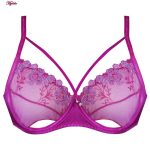 ست شورت و سوتین زنانه پانیذ مدل فنردار کد 9028 رنگ سرخابی