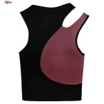 نیم تنه ورزشی زنانه کیو سی اند اف ای مدل پد دار بدون فنر کد 4230-4