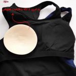 نیم تنه ورزشی زنانه کیو سی اند اف ای مدل پد دار بدون فنر کد 4230-2