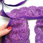 ست شورت و سوتین زنانه پانیذ مدل بدون فنر بندی کد 9035 رنگ بنفش