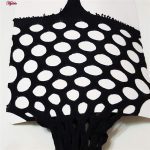 جوراب شلواری زنانه ماییلدا مدل فانتزی کد 3684-KW108 رنگ مشکی