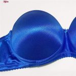 سوتین زنانه مدل دکلته فنردار کد 4286 رنگ آبی