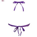 ست شورت و سوتین زنانه پانیذ مدل بدون فنر بندی کد 9035 رنگ بنفش