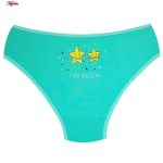 شورت زنانه کوزا مدل پنبه ای ستاره خندان کد 4294-7 رنگ سبز