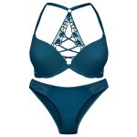 ست شورت و سوتین زنانه ماییلدا مدل پوش آپ فنردار کد 4280-1933 رنگ کله غازی