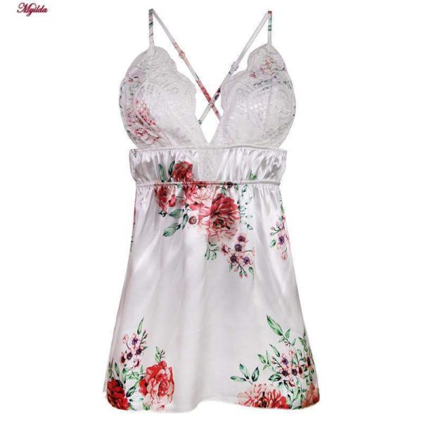 لباس خواب زنانه ماییلدا مدل 3685-774 رنگ سفید