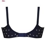 ست شورت و سوتین زنانه پانیذ مدل فنردار کد 9046 رنگ سرمه ای