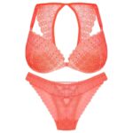 ست شورت و سوتین زنانه ماییلدا مدل پوش آپ فنردار کد 4282-7107 رنگ نارنجی