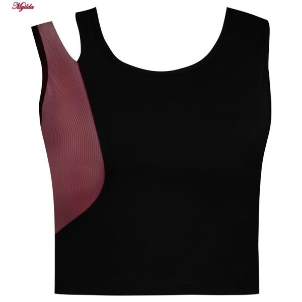 نیم تنه ورزشی زنانه کیو سی اند اف ای مدل پد دار بدون فنر کد 4230-4