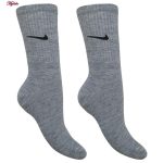 جوراب ساق بلند مردانه ماییلدا مدل 4236 رنگ خاکستری روشن