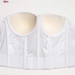 گن زنانه مدل دکلته فنردار کد 4290 رنگ سفید