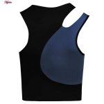 نیم تنه ورزشی زنانه کیو سی اند اف ای مدل پد دار بدون فنر کد 4230-2