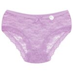 شورت زنانه ماییلدا مدل گیپوری کد 4240 رنگ یاسی