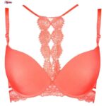 ست شورت و سوتین زنانه ماییلدا مدل پوش آپ فنردار کد 4283-1952 رنگ نارنجی