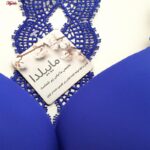 ست شورت و سوتین زنانه ماییلدا مدل پوش آپ فنردار کد 4283-1952 رنگ آبی