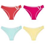 شورت زنانه ماییلدا مدل اسلیپ نخی کد 4246-1001-GSPY بسته 4 عددی