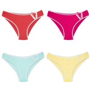 شورت زنانه ماییلدا مدل اسلیپ نخی کد 4246-1001-GSPY بسته 4 عددی