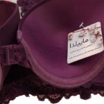 ست شورت و سوتین زنانه ماییلدا مدل پوش آپ فنردار کد 4284-7201 رنگ بادمجانی