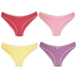 شورت زنانه ماییلدا مدل نخی کد 4245-YPYG بسته 4 عددی