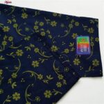 شلوار زنانه مدل گلدار کد 4298-2 رنگ سرمه ای