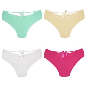 شورت زنانه ماییلدا مدل اسلیپ نخی کد 4241-SWSL بسته 4 عددی
