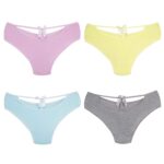 شورت زنانه ماییلدا مدل اسلیپ نخی کد 4241-GYBY بسته 4 عددی