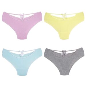 شورت زنانه ماییلدا مدل اسلیپ نخی کد 4241-GYBY بسته 4 عددی