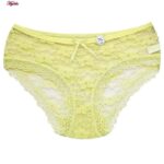 شورت زنانه ماییلدا مدل گیپوری کد 4240 رنگ زرد