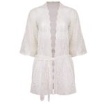 روبدوشامبر زنانه مدل 4307-81002 رنگ سفید