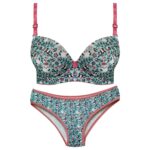 ست شورت و سوتین زنانه لنا مدل پوش آپ فنر دار کد 4378-6