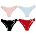 شورت زنانه ماییلدا مدل اسلیپ نخی کد 4246-1001-BRPB بسته 4 عددی