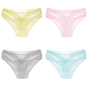 شورت زنانه ماییلدا مدل گیپوری کد 4247-1004-GYBP بسته 4 عددی