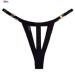 ست شورت و سوتین زنانه ویکتوریا سکرت مدل فنردار کد 4299 رنگ مشکی