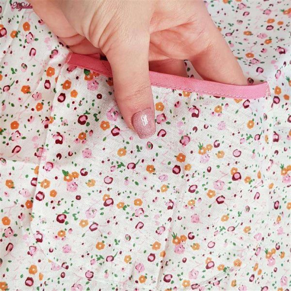 لباس خواب زنانه مدل دکمه دار کد 4381 رنگ صورتی