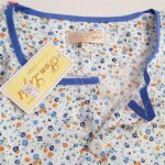 لباس خواب زنانه مدل دکمه دار کد 4381