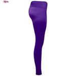 لگینگ زنانه مدل کمر پهن براق کد 4384 رنگ بنفش