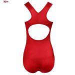 مایو زنانه ماییلدا مدل پددار یک تکه توری کد 4229-705 رنگ قرمز