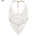 لباس خواب زنانه ماییلدا مدل زنجیر پوست ماری کد 3684-440-G رنگ طلایی