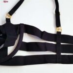 ست شورت و سوتین زنانه ویکتوریا سکرت مدل فنردار کد 4299 رنگ مشکی