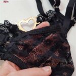 ست 3 تکه لباس زیر زنانه ماییلدا مدل 4425-8000 رنگ مشکی