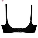 سوتین زنانه پانیذ مدل فنردار گیپوری کد 44400 رنگ مشکی