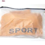 ست نیم تنه و شلوارک ورزشی زنانه ماییلدا مدل 4465 رنگ خردلی