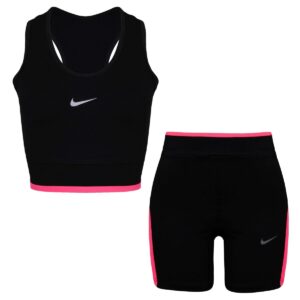 ست نیم تنه و شلوارک ورزشی زنانه ماییلدا مدل 4458-226 رنگ صورتی